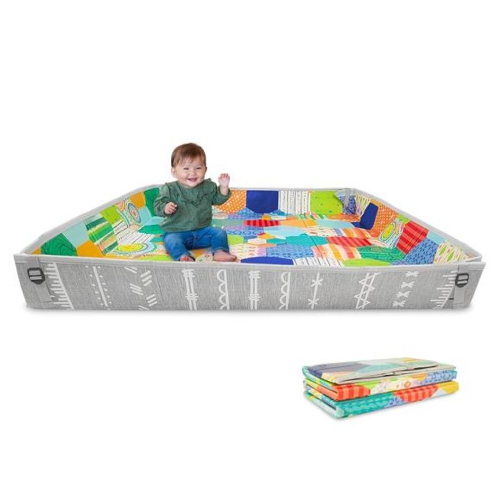 Foldable Soft Foam Play Mat, Baby Play Mat for Tummy Time & Floor